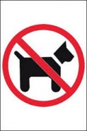 zákaz vstupu psům