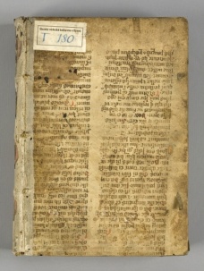 Nejstarší inkunábule ve fondu z roku 1470 - Sermones discipuli de tempore et de sanctis