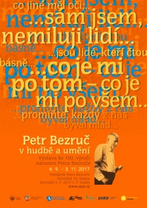 Petr Bezruč v hudbě a umění_plakát