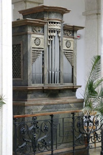 Historické varhany (A. Hruzek 1864) v historické výstavní budově