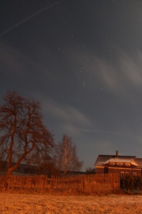Chladná zimní noc
