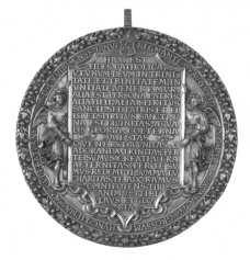 Medaile, Sasko, Svatá Trojice 1569 - revers